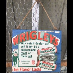 Wrigleys Gum Decor
